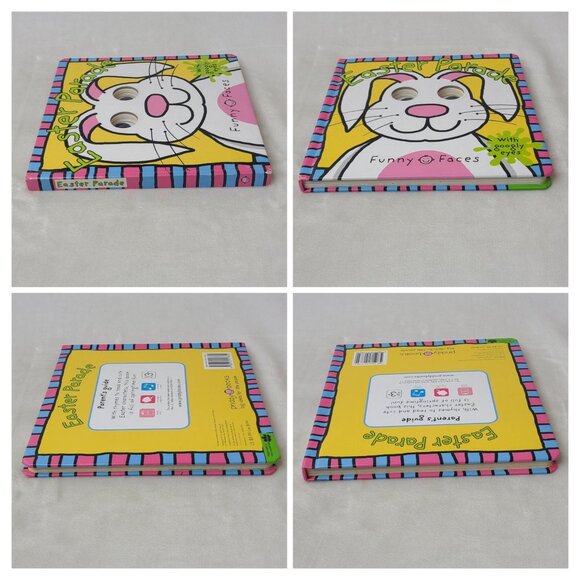 Easter Parade Funny Faces Childrens Board Book With Googly Eyes By Priddy Books - Picture 5 of 7